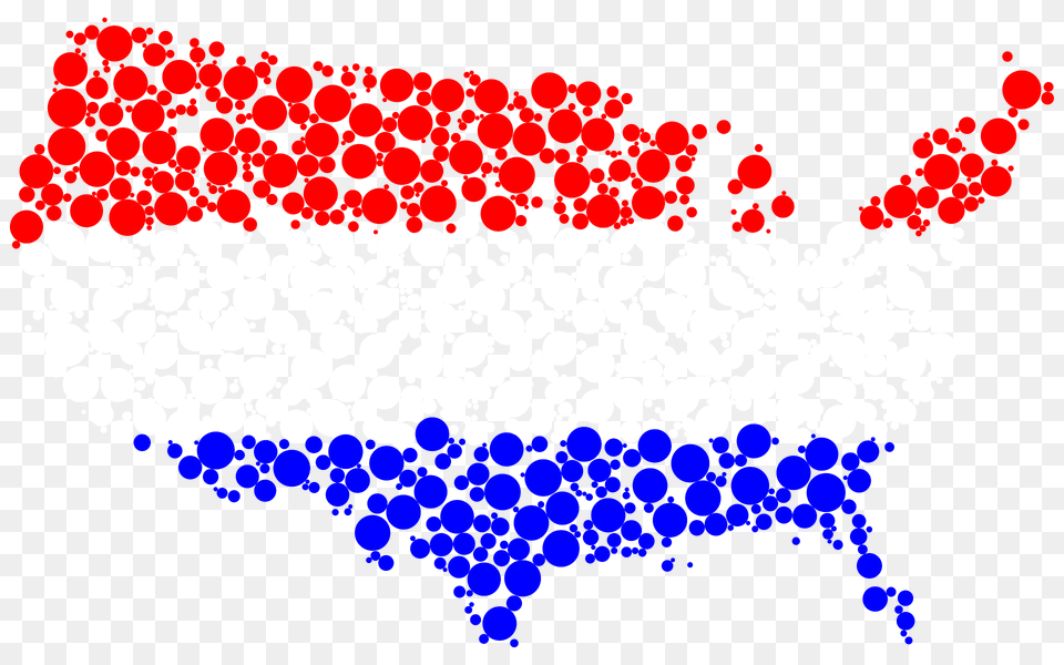 United States Flag Map Circles Clipart, Art, Graphics, Floral Design, Pattern Png Image