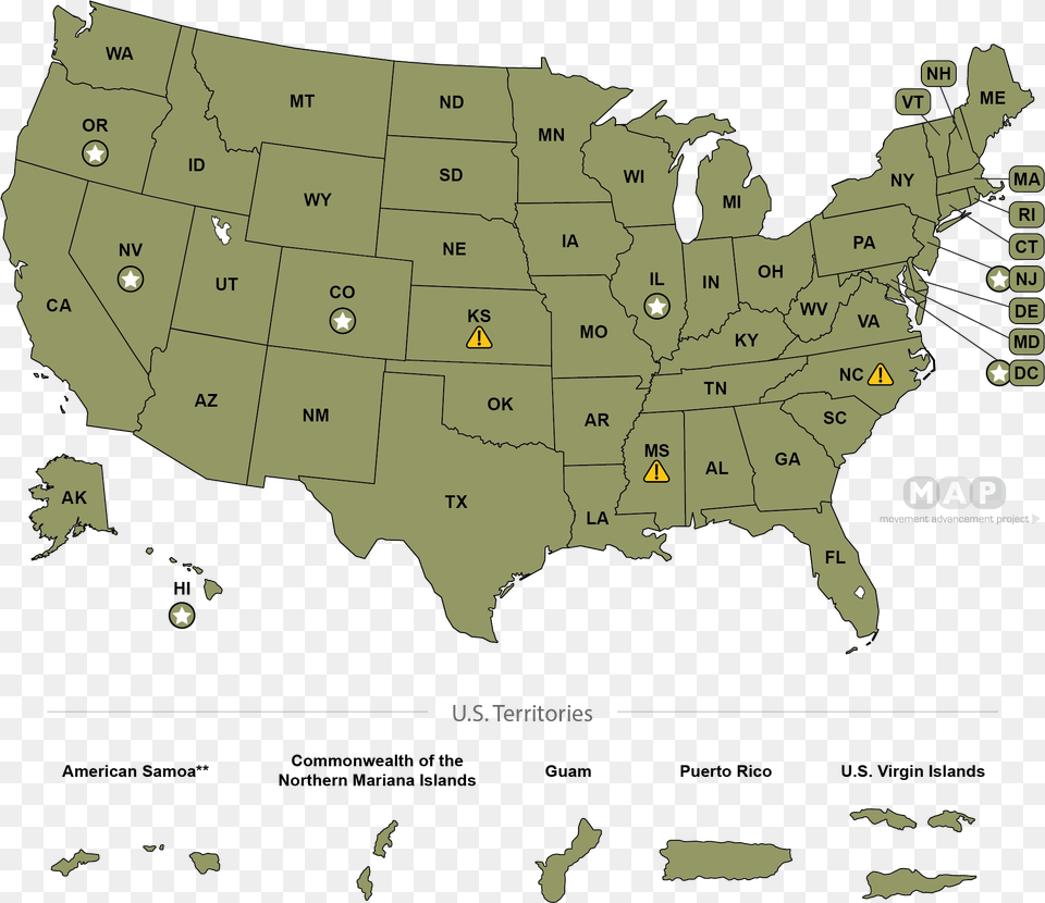 United States Map States Where Gay Marriage Is Legal 2019, Chart, Plot, Atlas, Diagram Free Png