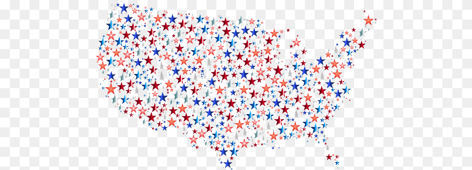 United States Map With Stars Svg United States Map Clip Art, Pattern Png Image