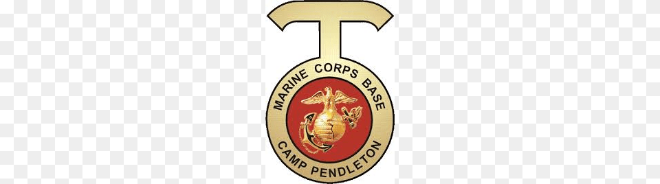 United States Marine Corps Camp Pendleton Logo, Badge, Symbol, Emblem, Ammunition Png Image
