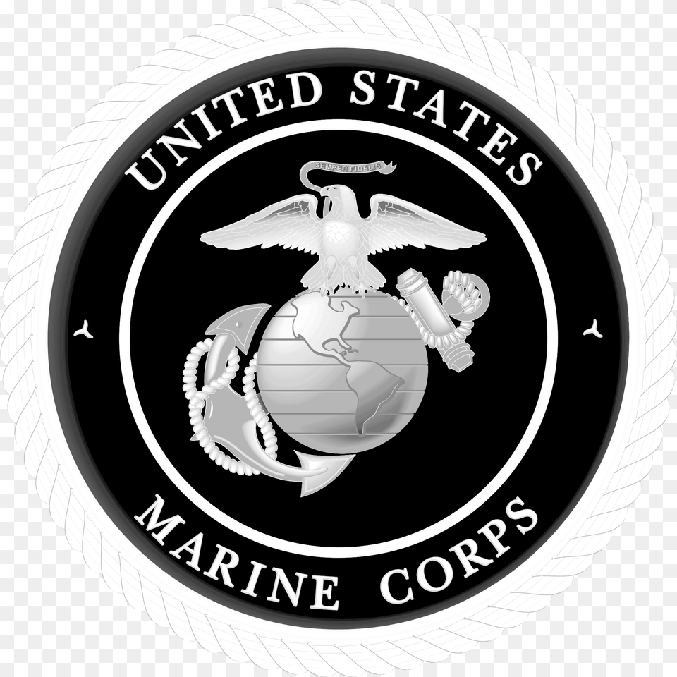 United States Marine Corps United States Department Marine Corps Emblem, Symbol, Logo, Wristwatch, Animal Free Png
