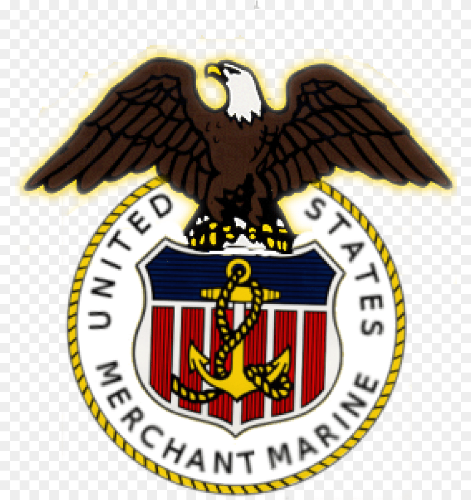 United States Merchant Marine Merchant Marine Logo, Emblem, Symbol, Animal, Bird Png
