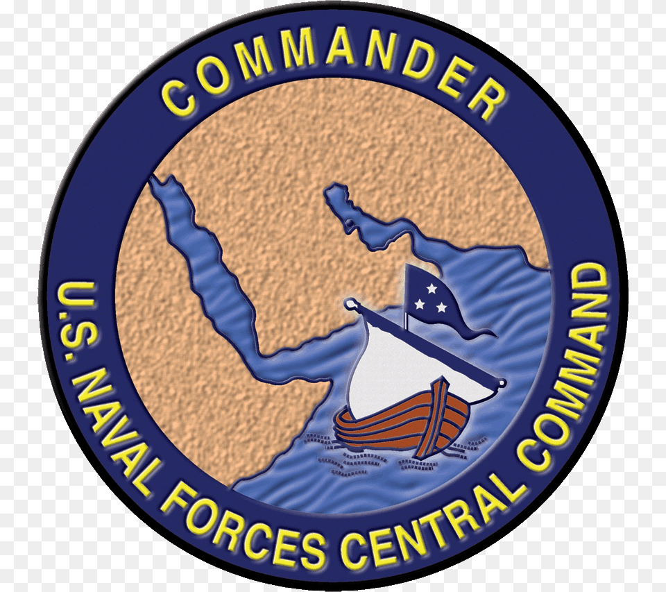 United States Naval Forces Central Command Patch 2014 Us Fifth Fleet Logo, Badge, Symbol Free Png