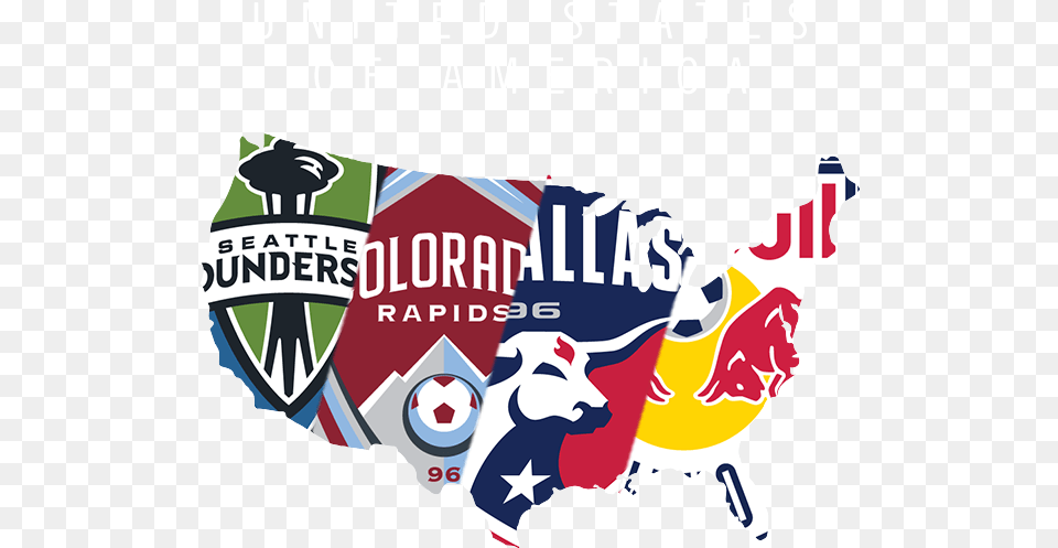 United States Of America Print 2011 Seattle Sounders Team Logo, Advertisement, Poster, Text, Person Free Png