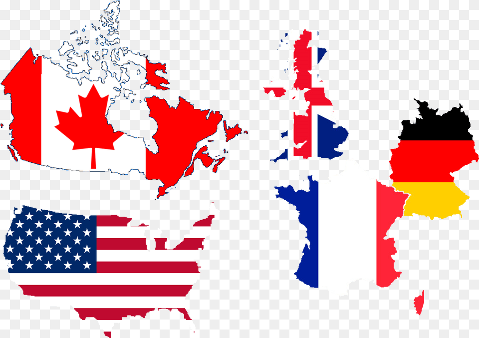United States Of America United Kingdom France Germany, American Flag, Flag, Person Png