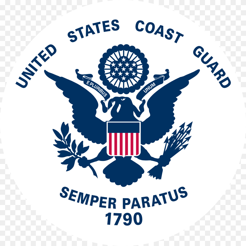 United States Of Coast Guard, Emblem, Logo, Symbol, Machine Free Png
