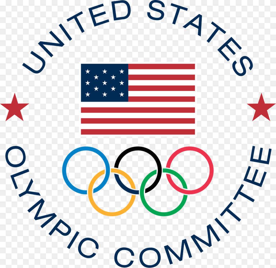 United States Olympic Committee Logo Colour Rings Us Olympic Committee, Flag, American Flag Png Image