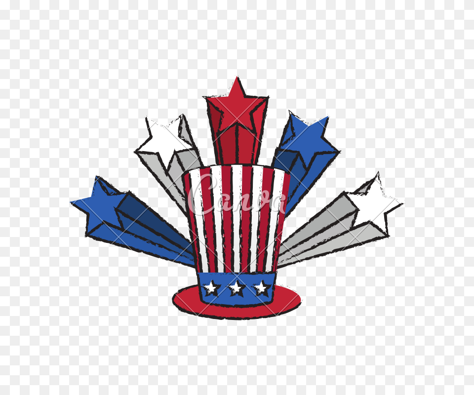 United States Patriotic Top Hat Symbol, Emblem, Weapon Free Transparent Png