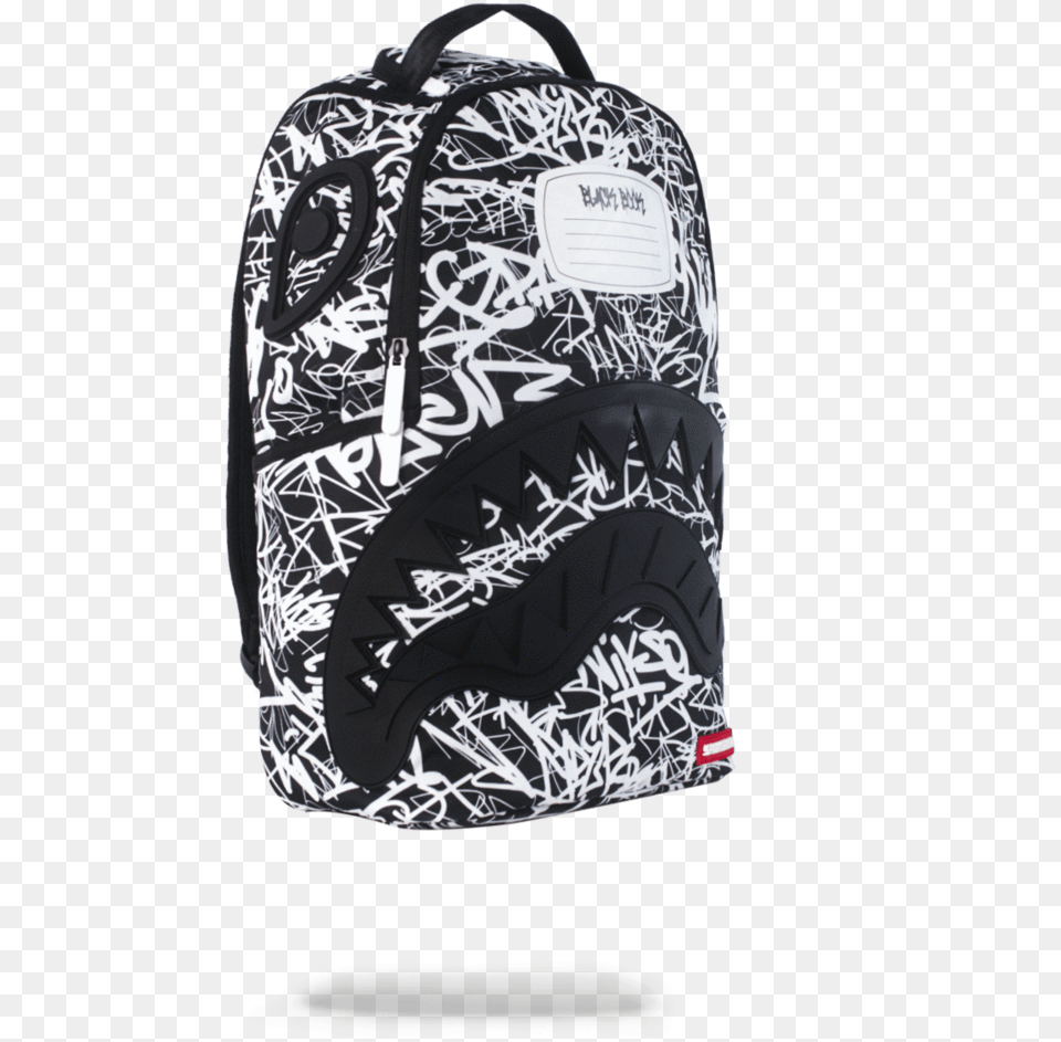 United States Purchasing Sprayground Scribble Shark Sprayground Scribble Shark, Backpack, Bag, Accessories, Handbag Png Image