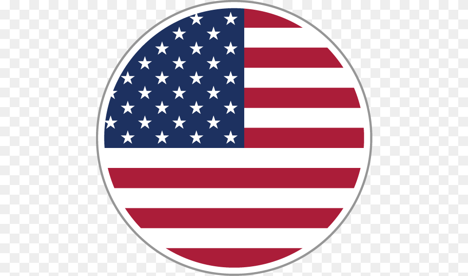 United States Round Flag, American Flag Png Image