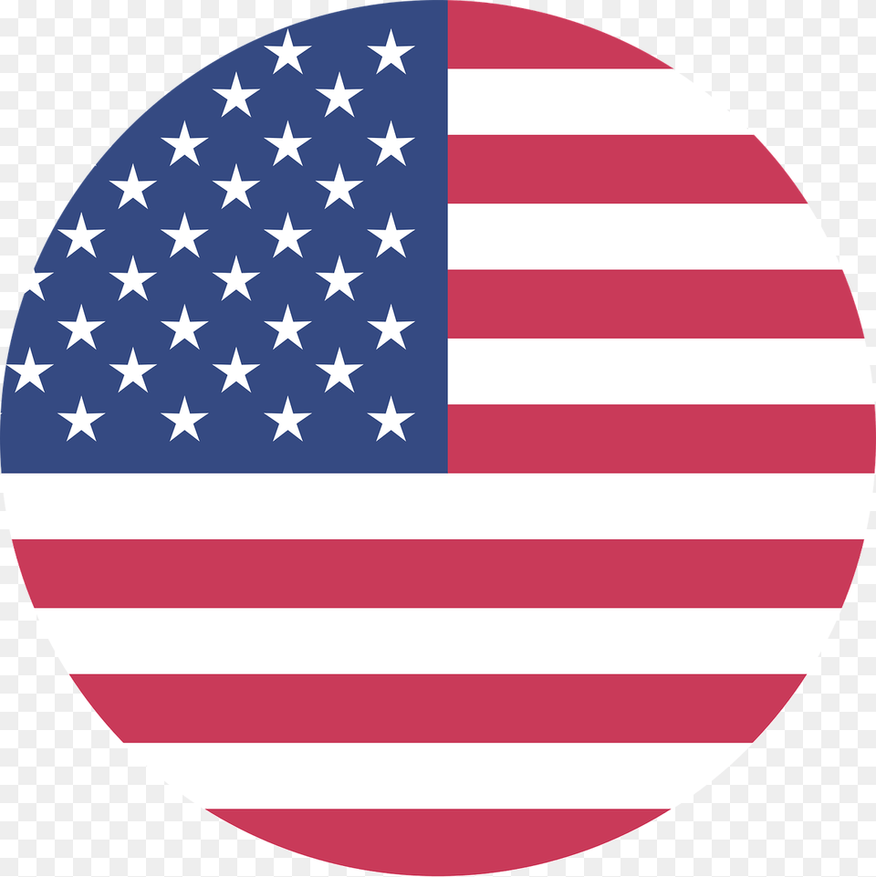 United States Round Flag, American Flag Free Png Download