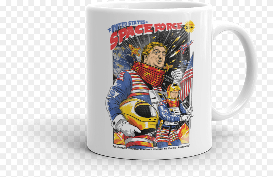 United States Space Force, Cup, Adult, Man, Male Free Png Download