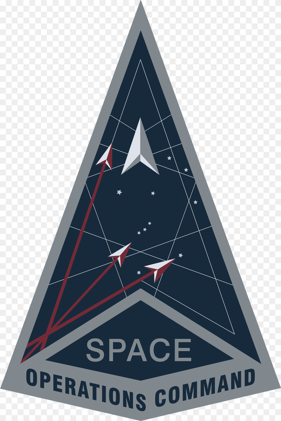 United States Space Force Wikiwand Space Operations Command Logo, Triangle Free Png