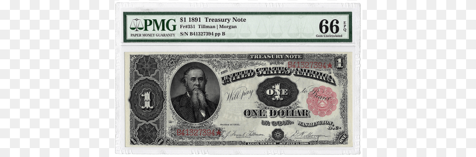 United States United States Treasury Note 1 Dollar, Adult, Male, Man, Money Free Png