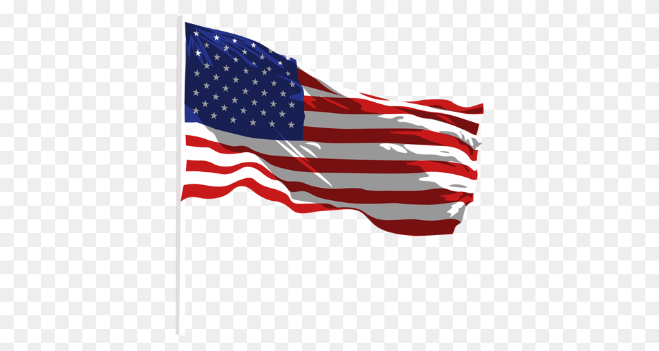 United States Waving Flag, American Flag Png Image