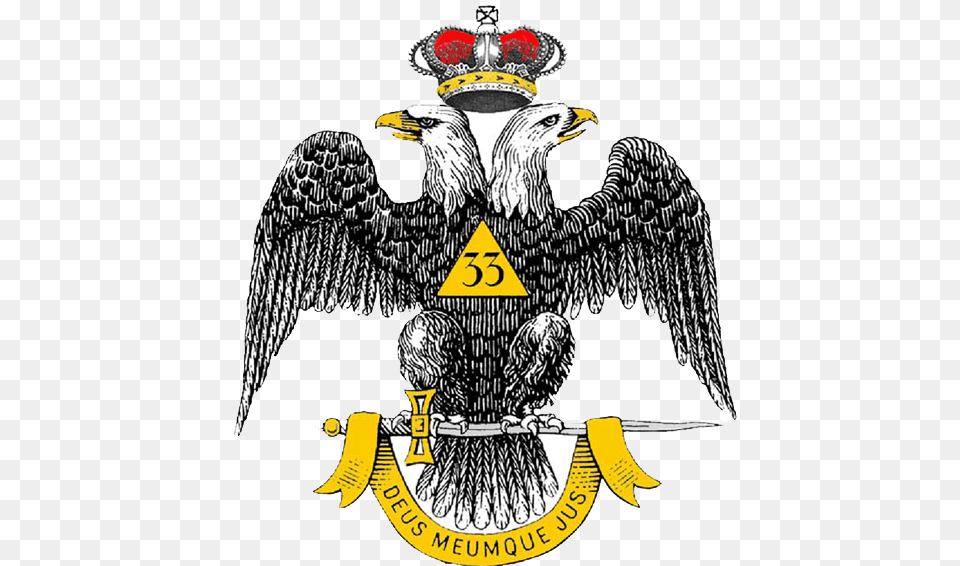 United Supreme Council Double Headed Eagle, Emblem, Symbol, Animal, Bird Free Transparent Png