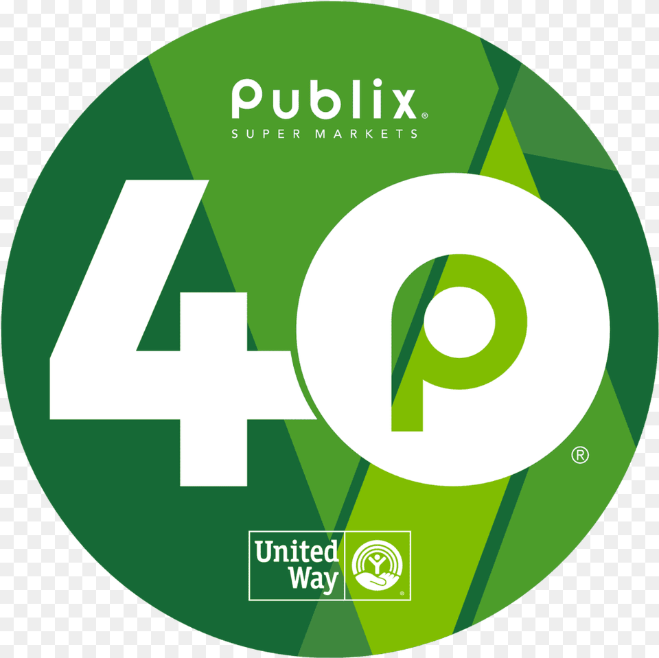 United Way Celebrates Publix Generosity Logo, Disk, Dvd Free Png