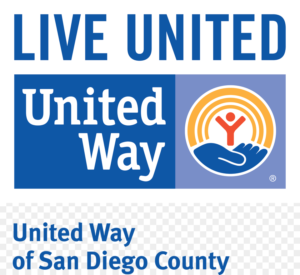 United Way Of San Diego County Logo United Way San Diego, Advertisement, Scoreboard, Poster Png Image