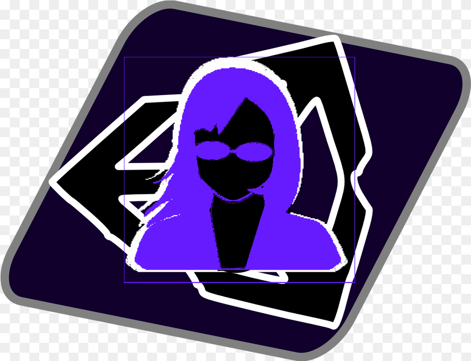 Unity Girl Developer Svg To Via Command Line Inkscape Software, Person, Mat, Face, Head Free Png Download