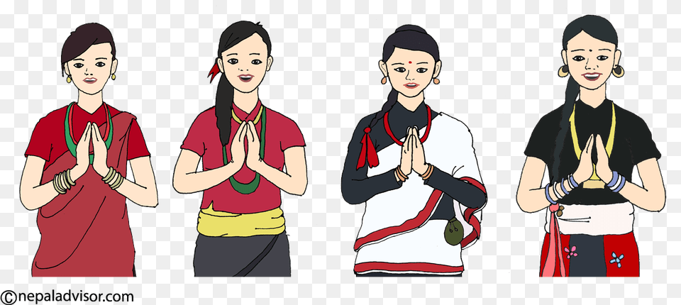 Unity In Diversity In Nepal, Adult, Person, Female, Woman Png