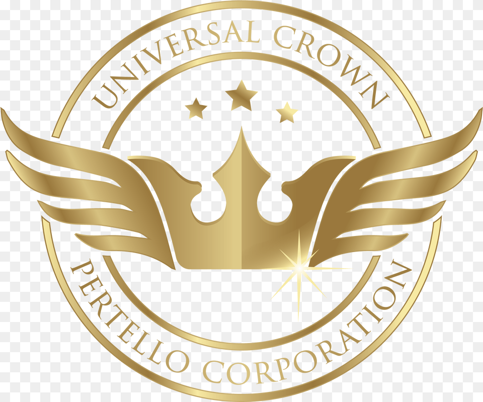 Universal Crown Pertello Corporation U2013 Taking Advertising Solid, Emblem, Logo, Symbol, Badge Free Transparent Png