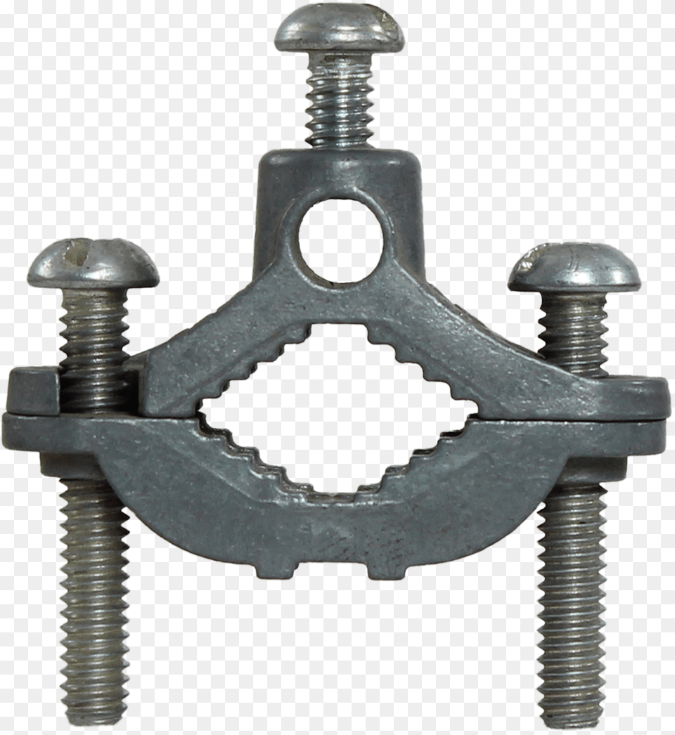 Universal Ground Rod Clamp Groundbed, Device, Tool, Machine, Screw Free Png Download