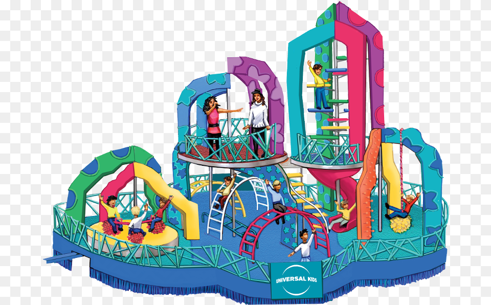 Universal Kids Playground Inflatable, Person, Play Area, Amusement Park, Water Free Png Download