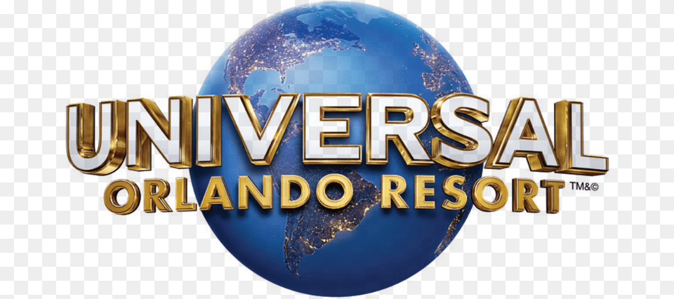 Universal Orlando Resort Logo Universal Orlando Logo, Bulldozer, Machine, Sphere, Astronomy Free Transparent Png