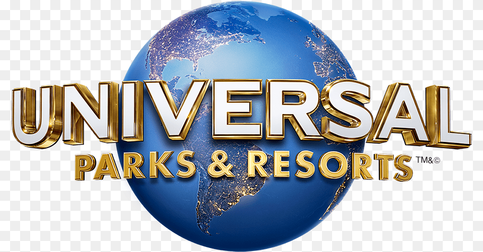 Universal Parks Logo Universal Parks And Resorts, Astronomy, Outer Space, Planet, Sphere Png Image