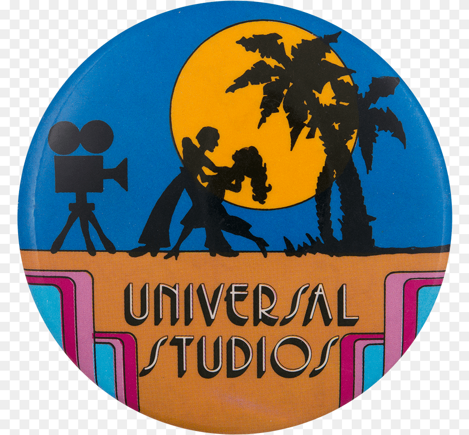 Universal Studios Entertainment Button Museum Circle, Badge, Logo, Symbol, Person Png