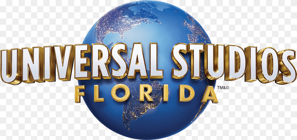 Universal Studios Florida Logo Transparent Stickpng Universal Studios Florida, Astronomy, Outer Space, Planet, Globe Png