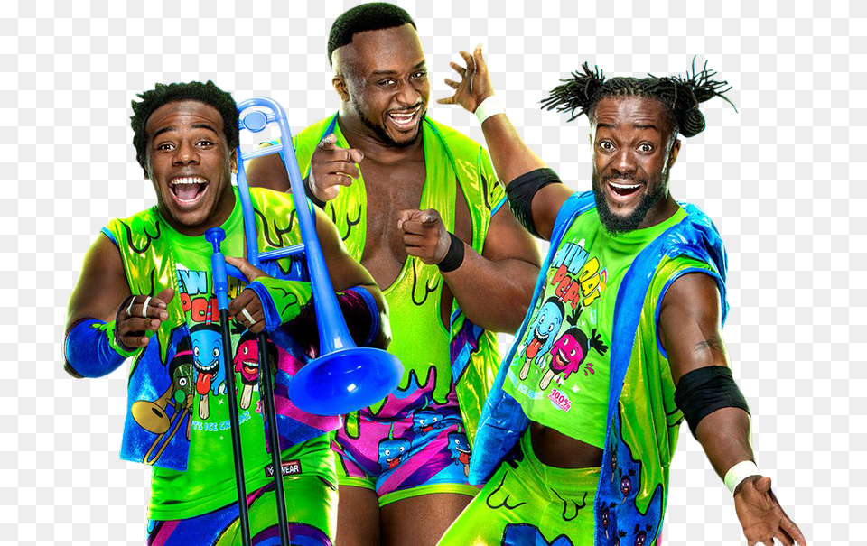 Universe Of Smash Bros Lawl Wiki Wwe New Day, Adult, Male, Man, Person Png
