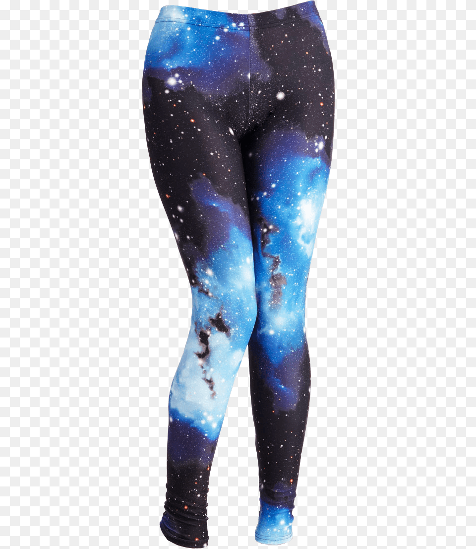 Universe Space Leggings Transparent Background Clothing Galaxy Pants No Background, Hosiery, Tights, Adult, Female Png