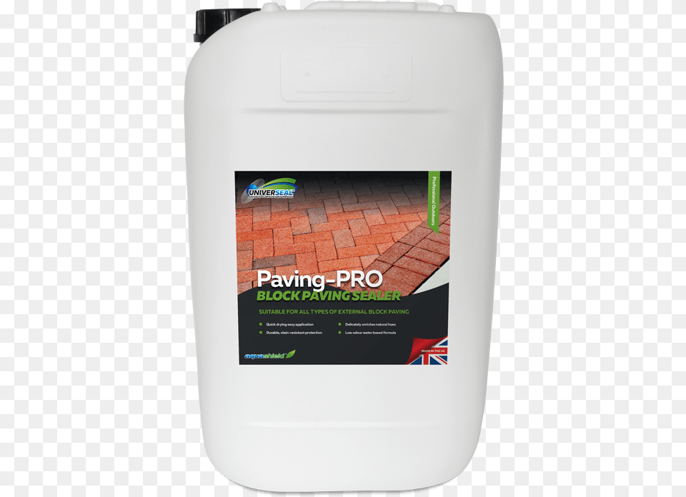 Universeal Paving Pro Block Paving Sealer 25 Litre, Business Card, Paper, Text, Jug Free Png Download