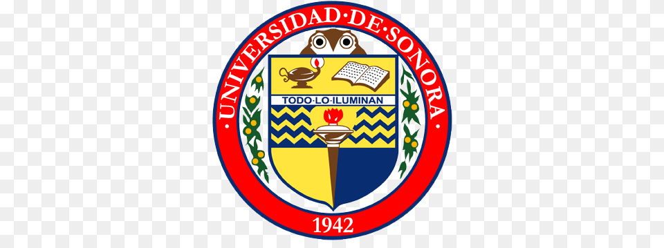 Universidad De Sonora Logo, Emblem, Symbol, Badge, Face Free Png Download