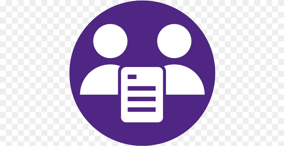 University Curriculum Dot, Disk, Logo, Purple Png