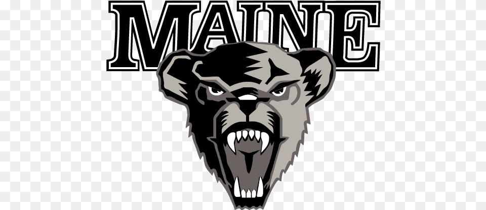 University Inn Academic Suites Maine Black Bears Logo, Animal, Buffalo, Mammal, Wildlife Png Image
