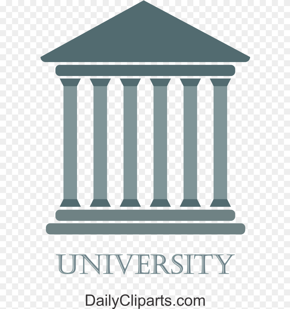 University Logo Image Clipart University Logo Transparent, Architecture, Pillar, Building, Parthenon Free Png Download