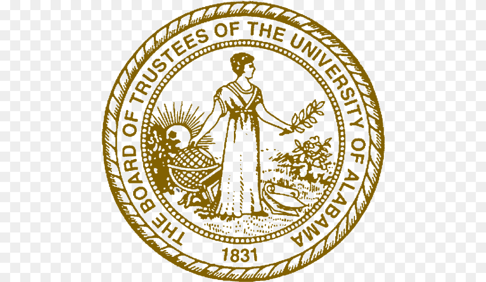 University Of Alabama Seal, Badge, Symbol, Logo, Emblem Png