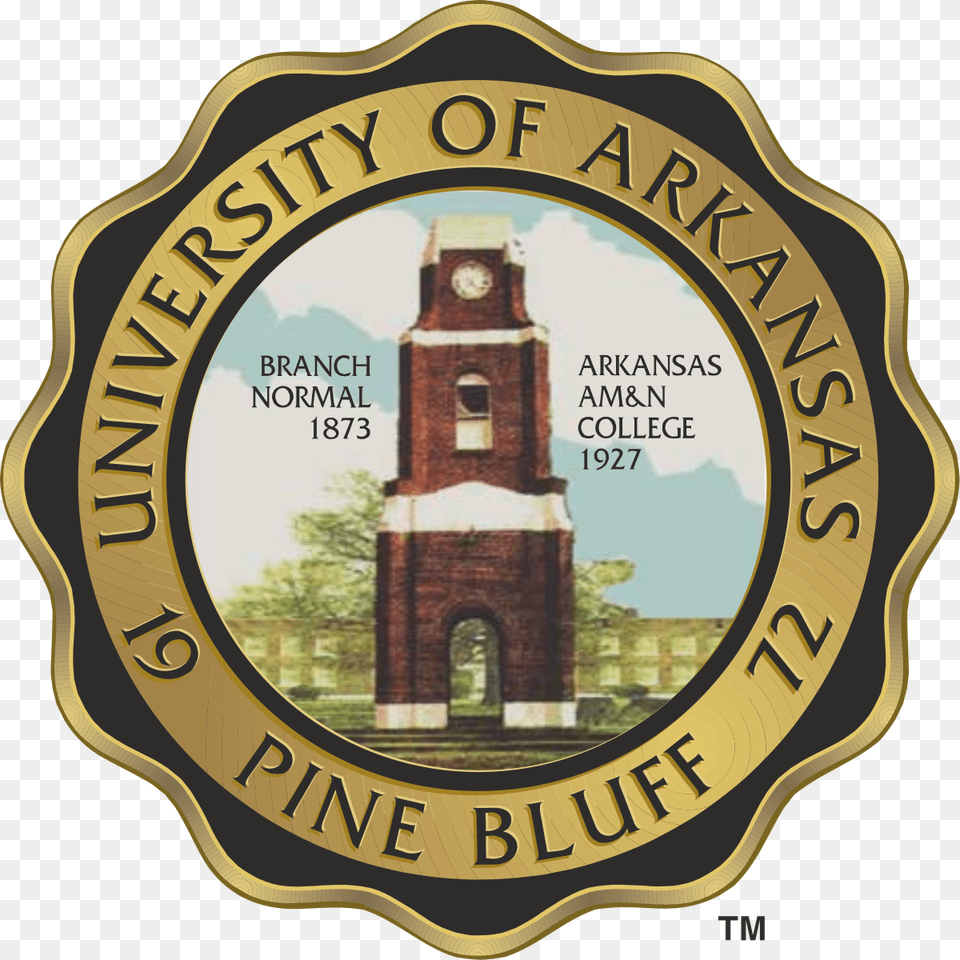 University Of Arkansas At Pine Bluff Seal, Badge, Logo, Symbol, Architecture Png