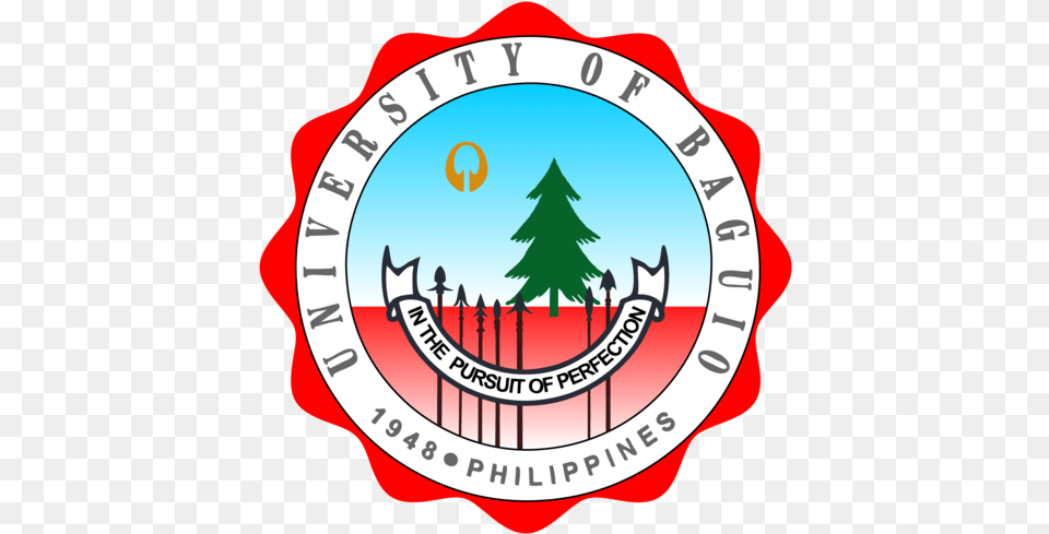 University Of Baguio University Of Baguio Logo, Emblem, Symbol, Plant, Tree Free Png Download