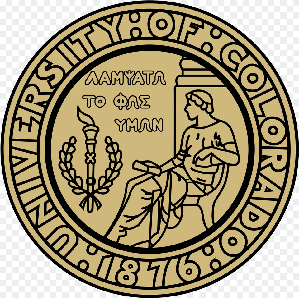 University Of Colorado Seal, Person, Gold, Emblem, Symbol Free Png