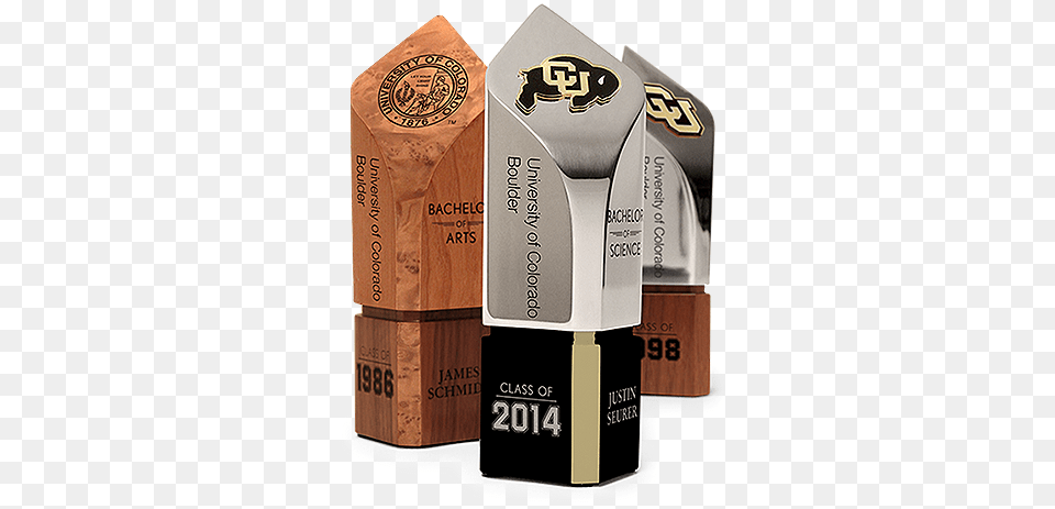 University Of Colorado Wooden Block, Bottle, Cup Free Png