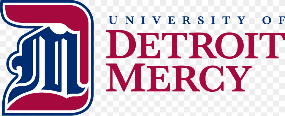 University Of Detroit Mercy New Logo U Of D Mercy Logo, Text Free Transparent Png