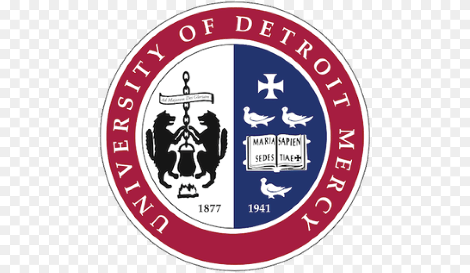 University Of Detroit Mercy School Of Law, Badge, Emblem, Logo, Symbol Free Png Download