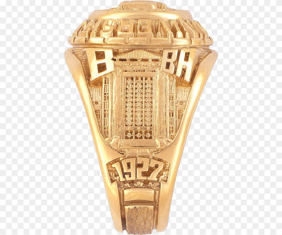 University Of Houston Copper Ring, Badge, Logo, Symbol, Gold Png