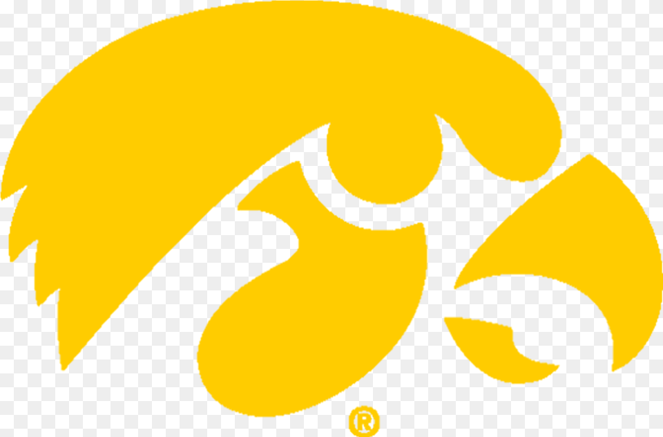 University Of Iowa Iowa Hawkeyes Logo Blank Background, Symbol, Animal, Fish, Sea Life Png Image