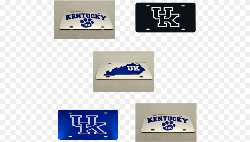 University Of Kentucky Acrylic License Plates Bluegrass Kentucky Tie Clip Gold, License Plate, Transportation, Vehicle, Weapon Png Image