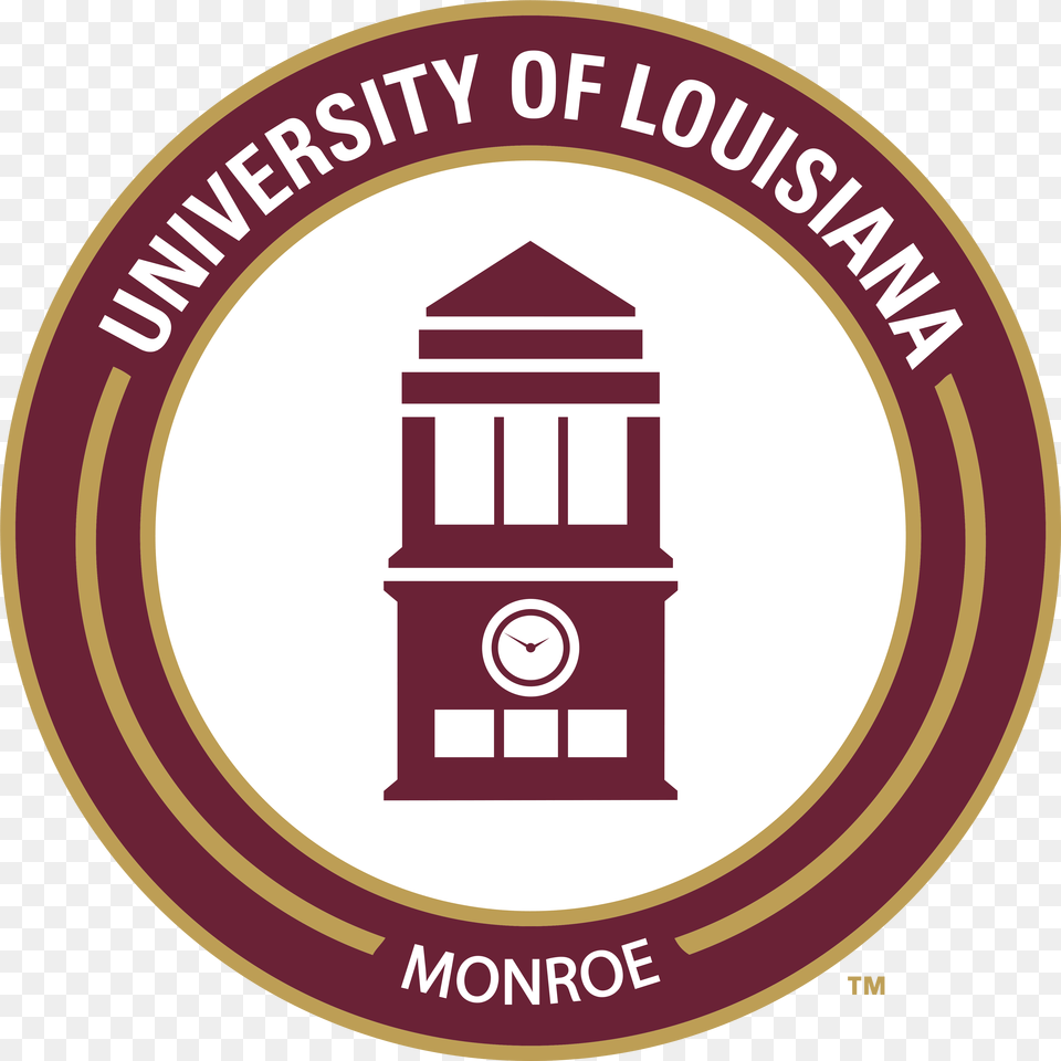 University Of Louisiana University Of Louisiana At Monroe Logo, Disk, Architecture, Building, Factory Png