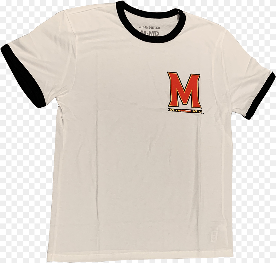 University Of Maryland Terrapins Men S Ringer Tee Active Shirt, Clothing, T-shirt Free Png Download